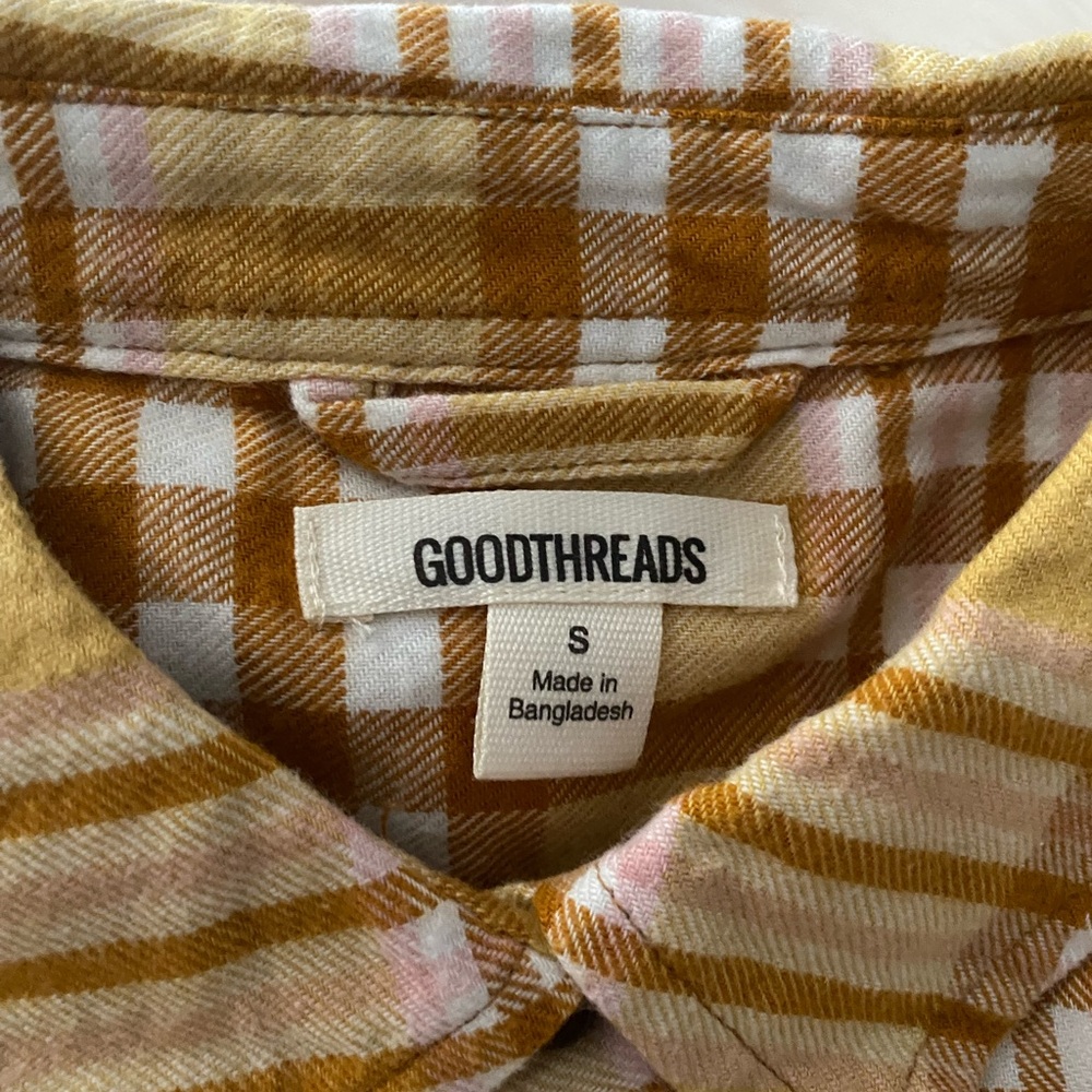 Plaid button down - brand new with tags